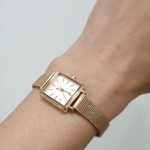 Rose Gold tone watch